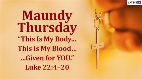 bible verses for maundy thursday